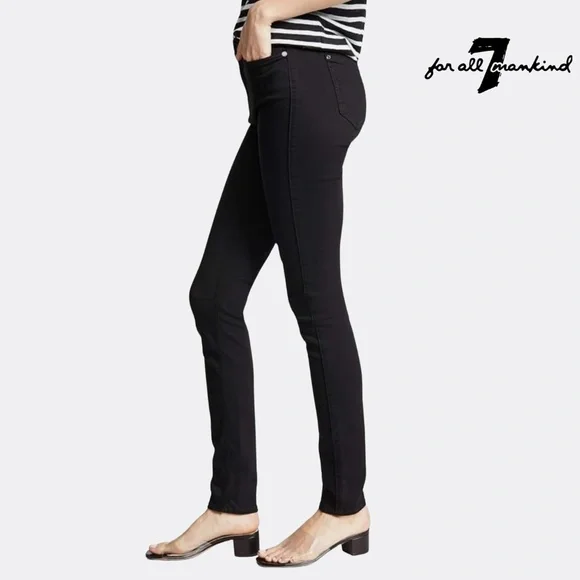 7 For All Mankind Women’s Gwenevere Ankle Skinny Mid Rise Jeans – Size 24 – B - Picture 2 of 8